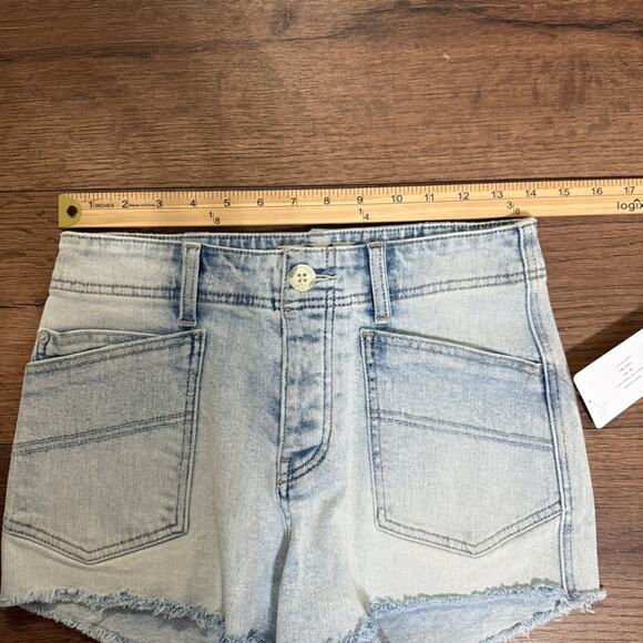 WE THE FREE PEOPLE CRVY Santa Cruz Jean shorts - Picture 4 of 5